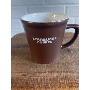 Starbucks Coffee Mug Brown Ceramic 2008 Collectible Drinkware